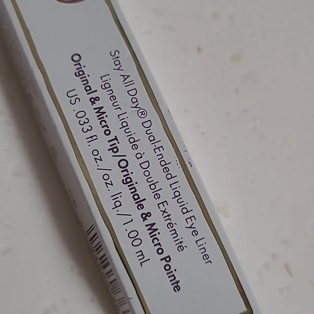 KITTEN KOSMO and INTENSE BLACK NIB Stila Stay All Day Dual Ended Liquid Eyeliner
